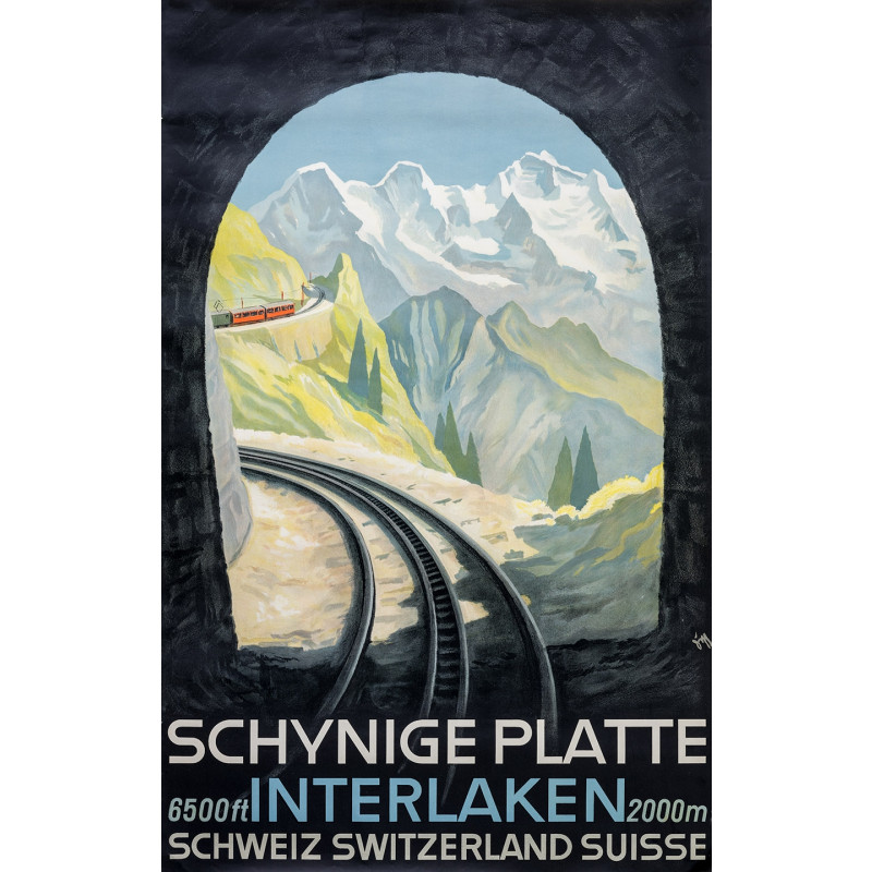 Nostalgieposter Schynige Platte 3