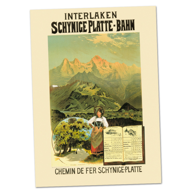 Nostalgieposter Schynige Platte