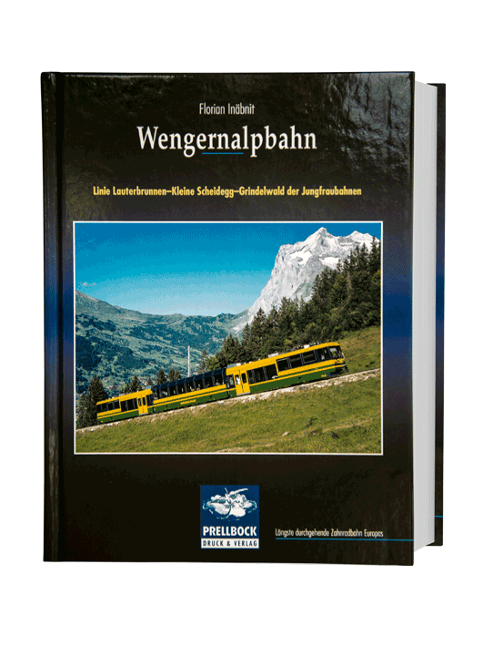 Réserver: Wengernalpbahn - La ligne ferroviaire Lauterbrunnen-Kleine Scheidegg-Grindelwald de la Jungfraubahn (en allemand)